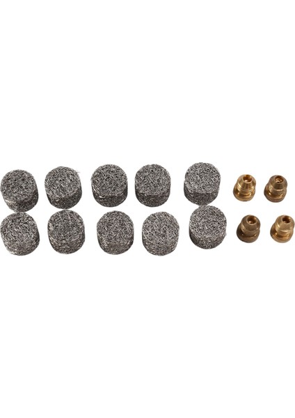 4 Adet Köpek Top Çöp Nozumu Uçları ve 10 Adet Köpük Üreticisi Evrensel 1 1 mm Iplik Nozul ve Örgü Filtresi (Yurt Dışından)