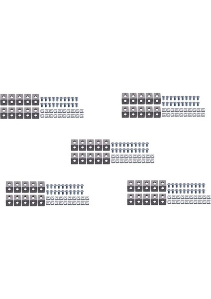 250PCS Köşe Braket 2020 Serisi Alüminyum Profil Konnektörü 6 mm Yuva Alüminyum Profil Aksesuarları (Yurt Dışından)