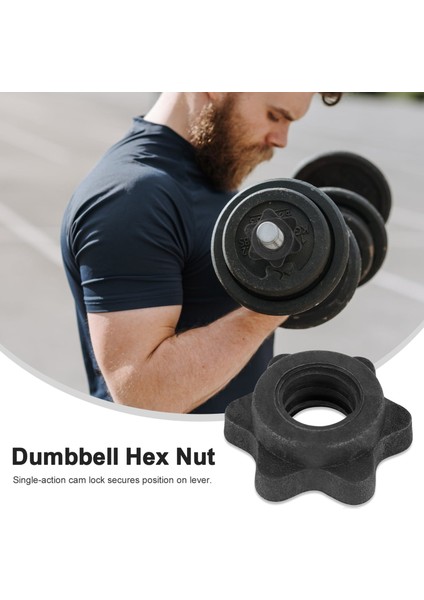 1 Çift Dumbbell Altıgen Fındık Dambıl Çubuk Fındık Barbell Barları Için Spinlock Yakaları Eğitim Sporları (Yurt Dışından) fiyatları