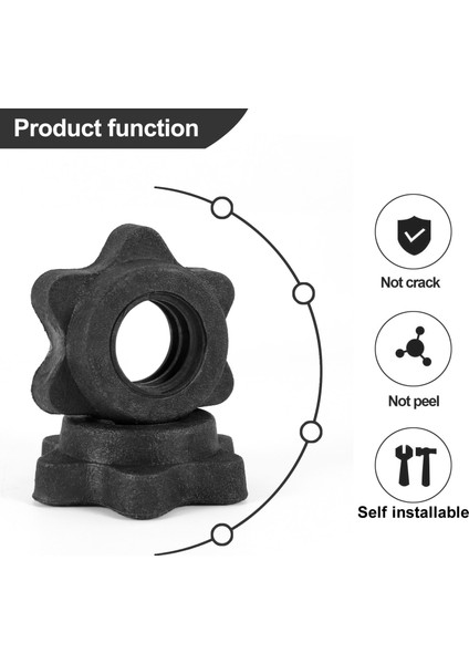 1 Çift Dumbbell Altıgen Fındık Dambıl Çubuk Fındık Barbell Barları Için Spinlock Yakaları Eğitim Sporları (Yurt Dışından) indirimleri