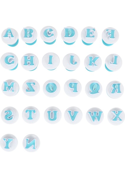 Mektup Kalıp Plastik Bakeware Pasta Mini Büyük Kek Dekorasyon Aracı Çikolata Fondan Kurabiyeler Kesici Cupcake (Yurt Dışından)