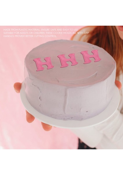 Mektup Kalıp Plastik Bakeware Pasta Mini Büyük Kek Dekorasyon Aracı Çikolata Fondan Kurabiyeler Kesici Cupcake (Yurt Dışından) modelleri