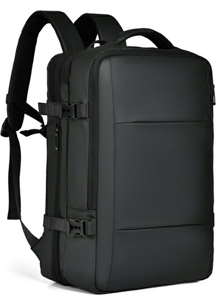 Weıxıer B703 Erkekler Için Genişletilebilir Sırt Çantası Su Geçirmez Seyahat Dizüstü Bilgisayar Çantası Açık Hava Iş Günlük Sırt Çantası - Siyah (Yurt Dışından) fiyatları