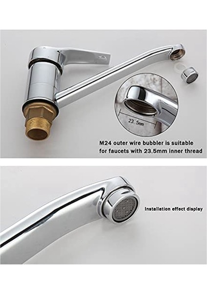 6x Musluk Havalandırıcı Banyo Lavabo Havalandırıcı Mutfak Musluk Havalandırıcı Yedek Parçalar Pirinç Kabuk Musluk Havalandırıcı Anahtarı (Yurt Dışından) indirimleri