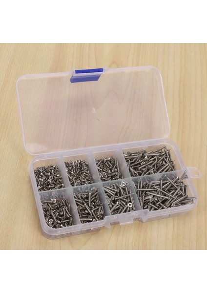 4000PCS Paslanmaz Çelik Kendi Kendine Tapma Vidası Çiftlik Kiti Kilit Kilitli Ahşap Iplik Tırnak Vidası Setleri M2 (Yurt Dışından) indirimleri