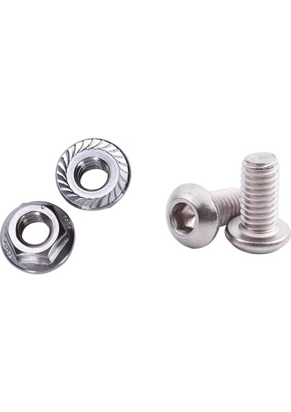 75 Pcs Aksesuarlar 50 Pcs M6X12MM Altı Soket Düğmesi Kafa Vidaları ve 25 Pcs Tutuklu Flanş Metriği Altı Kilit Somunları M6 (Yurt Dışından) fiyatları