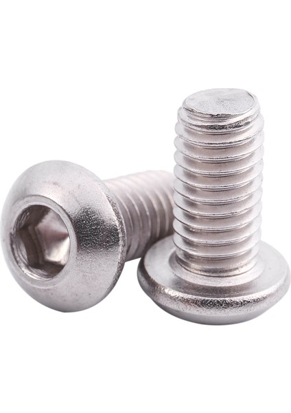 75 Pcs Aksesuarlar 50 Pcs M6X12MM Altı Soket Düğmesi Kafa Vidaları ve 25 Pcs Tutuklu Flanş Metriği Altı Kilit Somunları M6 (Yurt Dışından) fırsatları