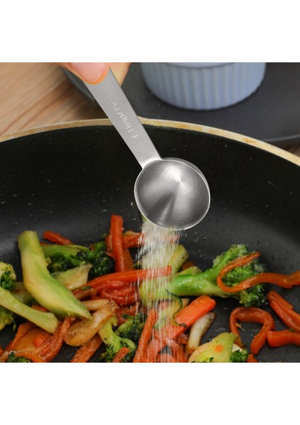 12X Ölçüm Kaşıkları Paslanmaz Çelik Ölçme Kaşık Cups Seti Metrik ve Abd Ölçümleri (Yurt Dışından) fiyatları