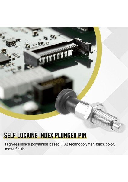 M10 Paslanmaz Çelik Kendi Kilit Kilitleme Endeksi Piston Pimi Sofistike Pozisyonun Yerini Bölmek Için Kendi Kilitleme Işlevine Sahip (Yurt Dışından) fırsatları