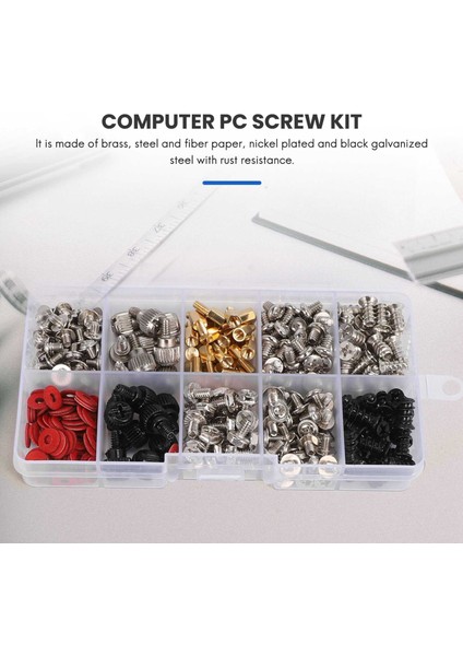 360PCS Kişisel Bilgisayar Vidası Pc Kasa Vidaları Sabit Sürücü Için Anakart Stand -Snoffs Pc Kılıfı Anakart Fan Güç Grafiği (Yurt Dışından) fiyatları