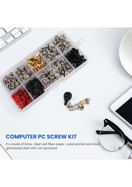 360PCS Kişisel Bilgisayar Vidası Pc Kasa Vidaları Sabit Sürücü Için Anakart Stand -Snoffs Pc Kılıfı Anakart Fan Güç Grafiği (Yurt Dışından) fırsatları