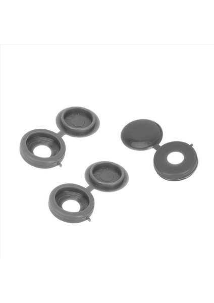 200 Adet Vidalı Kapak Plastik Menteşeli Vida Kafa Kapakları Vida Kapak Kapakları Snap-On Yedek Vidalı Dekoratif Kapaklar (Gri) (Yurt Dışından) indirimleri