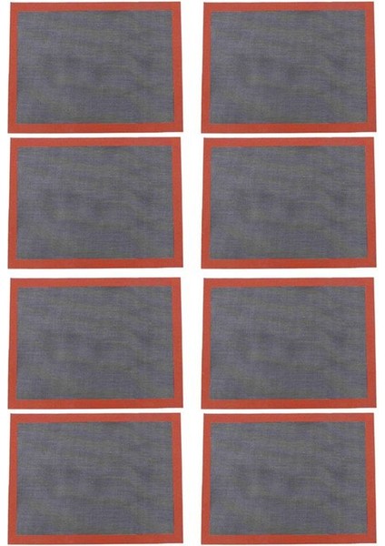 8x Delikli Silikon Pişirme Mat Çerez/ekmek/makarma/bisküvi Için Mutfak Araçları Için (Yurt Dışından)