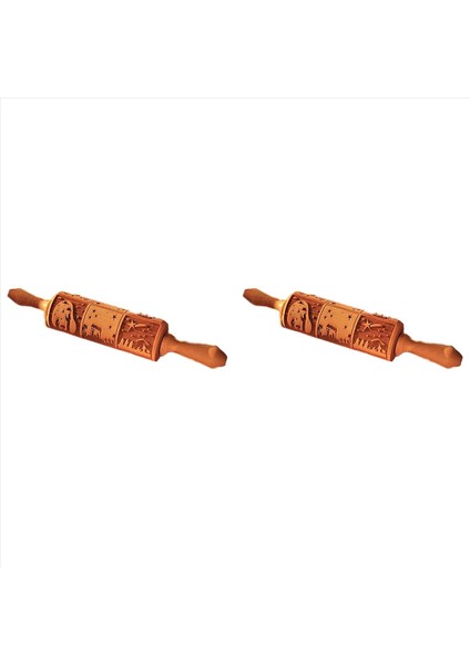2x Doğuş Deseni Noel Noel Ahşap Kabartma Pimi 9 Farklı Sahne ile Kabartmalı Kurabiye (Yurt Dışından)