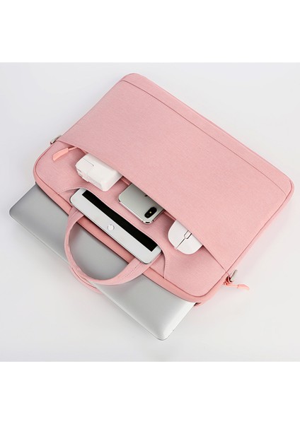 P510 Büyük Dizüstü Bilgisayar Çantası Dizüstü Bilgisayar Kılıfı Bilgisayar Kılıfı 16" Omuz Askılı Dizüstü Bilgisayar Çantası - Pembe (Yurt Dışından) fırsatları