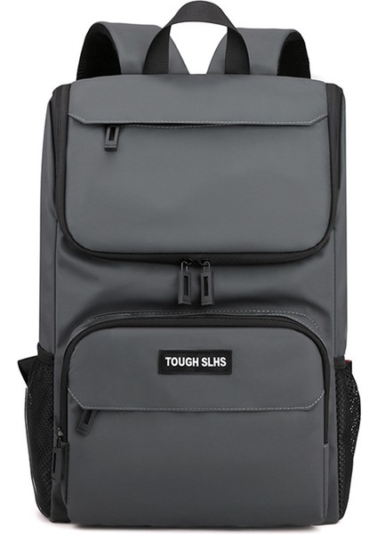 Tough Slhs 3405 Şık Günlük Sırt Çantası Büyük Kapasiteli Günlük Sırt Çantası Iş Seyahati Dizüstü Bilgisayar Çantası - Gri (Yurt Dışından)