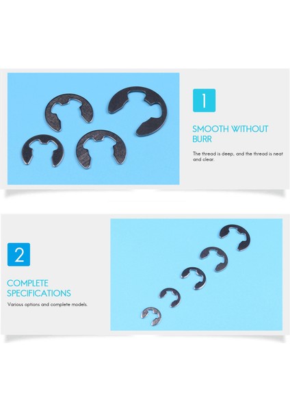 290PCS/SET E Klips Çıkan Çiftlik Kiti Paslanmaz Çelik 1 2-15 mm Kasnak Milini Için Harici Tespit Halka Klipsi (Yurt Dışından) fırsatları