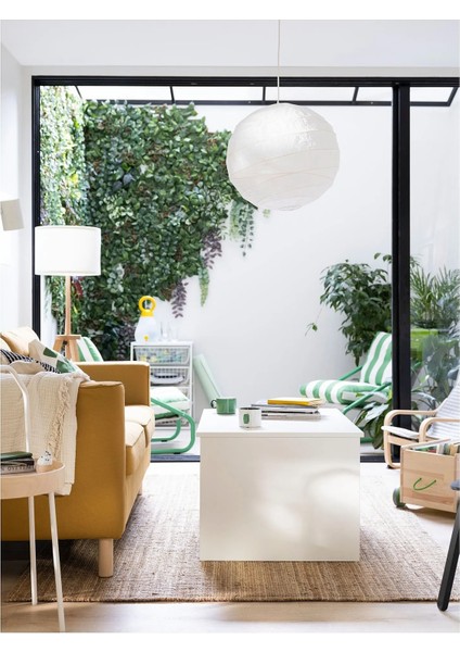 Östavall Orta Sehpa Beyaz 90 cm