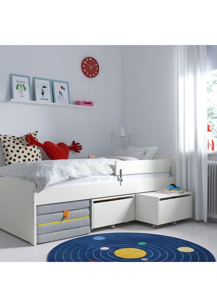 Slakt / Nattapa Tek Kişilik Karyola Beyaz 90 x 200 cm indirimleri