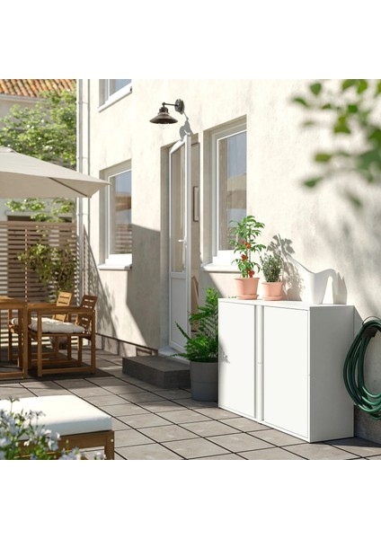 Sundsdö Kapaklı Dolap Kırık Beyaz 60 x 35 x 86 cm