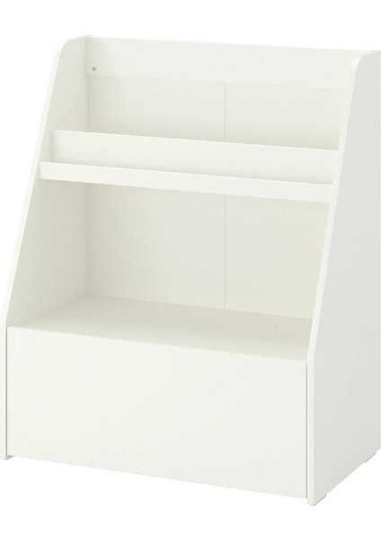Bergıg Çocuk Kitaplığı Beyaz 80 x 43 x 96 cm