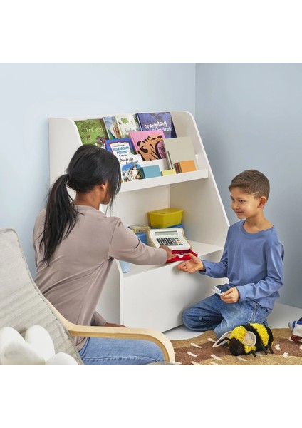 Bergıg Çocuk Kitaplığı Beyaz 80 x 43 x 96 cm modelleri
