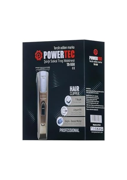 Powertec TR-558 Tıraş Makinesi modelleri
