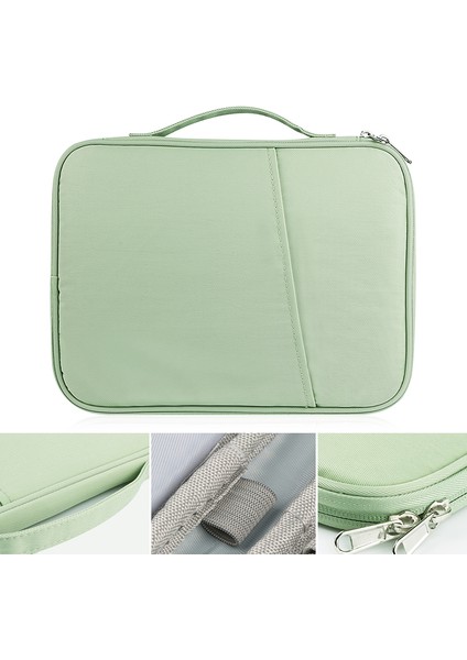 12-13 Inç Dizüstü Bilgisayar Taşıma Çantası Bilgisayar Koruma Çantası Naylon Kılıf Tutucu - Açık Yeşil (Yurt Dışından) fırsatları