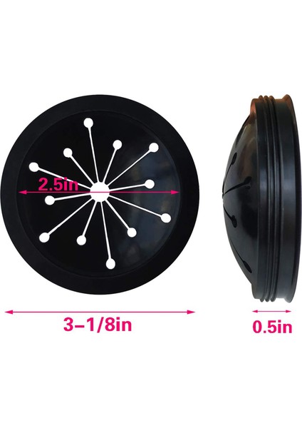 Gıda Atık Dismoser Aksesuarları Çok Fonksiyonlu Tahliye Tapaları Whirlaway Waste King (8 Paket) Için Sıçrama Muhafızları (Yurt Dışından) modelleri