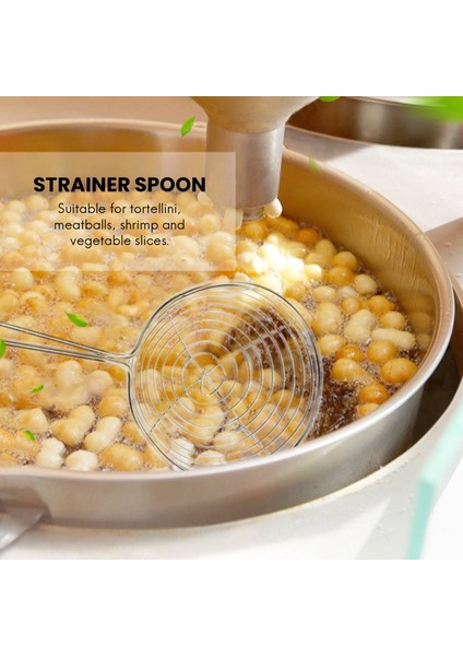 8 Adet Paslanmaz Çelik Örümcek Süzgeç Kaşık Küçük Tel Skimmer Kevgir Tencere Tortellini ve Köfte Için (Yurt Dışından) fırsatları