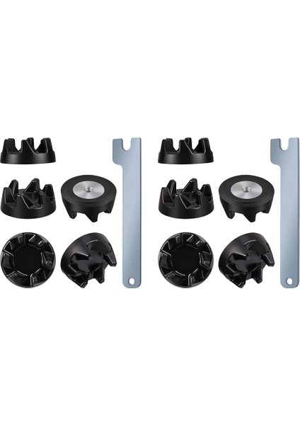 12 Paket 9704230 Blender Kuplör Blender Kuplaj Değiştirme Parçaları Mutfak Yardımı Için Uyumlu 2 Anahtarlı WP9704230VP (Yurt Dışından)