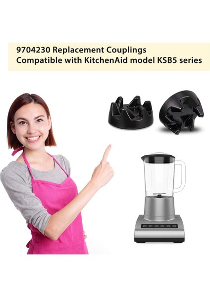 12 Paket 9704230 Blender Kuplör Blender Kuplaj Değiştirme Parçaları Mutfak Yardımı Için Uyumlu 2 Anahtarlı WP9704230VP (Yurt Dışından) fiyatları