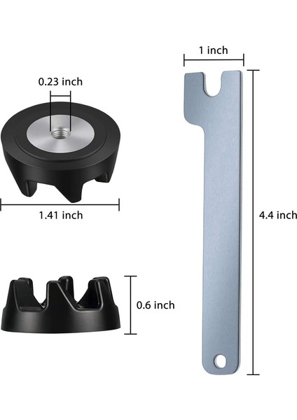 12 Paket 9704230 Blender Kuplör Blender Kuplaj Değiştirme Parçaları Mutfak Yardımı Için Uyumlu 2 Anahtarlı WP9704230VP (Yurt Dışından) modelleri