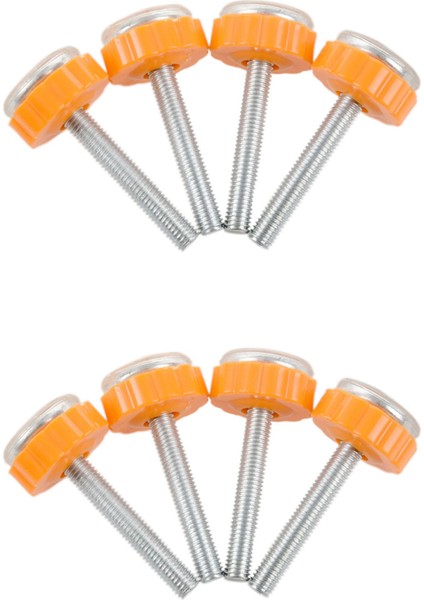 8pcs Basınç Bebek Kapısı Vidası Dişli Mil Çubukları Yürüyüş Kapı Aksesuar - M10 x 10MM (Yurt Dışından)