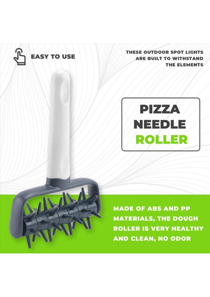 Pizza Needle Roller Kurabiye Hamur Puncher Ekmek Iğne Pizza Silindir Pasta Dilim Mutfak Araçları Bakeware Aksesuarları (Yurt Dışından) fırsatları