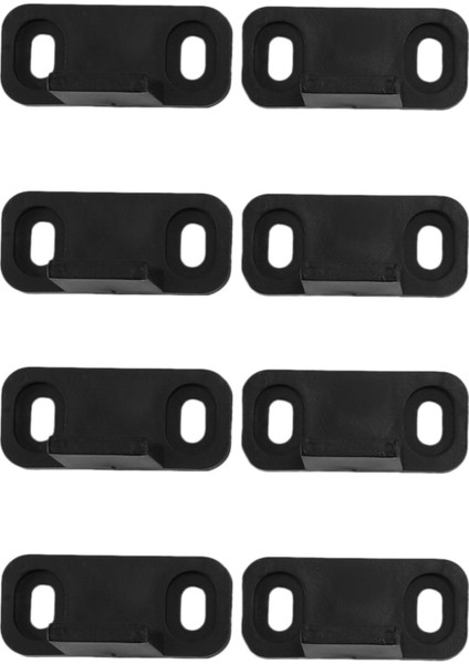 4 Set Sürgülü Barn Kapı Zemin Kılavuzu Dip Ayarlanabilir Çift Klip Zemine Monte Kılavuz Donanım (Yurt Dışından)