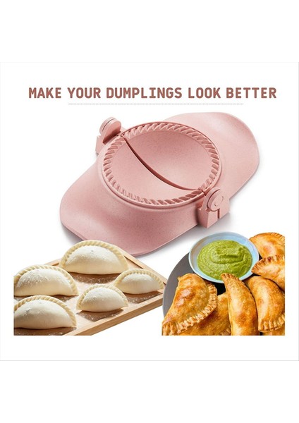 Hamurlu Maker Hamur Kesici ile Seti Empanadas Pres Kalıp Yapımcısı Pierogi Için Hamur Kalıp Seti ve Kesici (Pembe) (Yurt Dışından) fiyatları