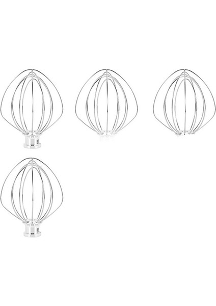 4x Paslanmaz Çelik Tel Kırbaç Karıştırıcı Mutfaklı K45WW 9704329 Un Kek Balon Çırpma Yumurta Kremi Karıştırıcı (Yurt Dışından)
