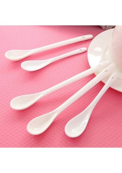 20PCS Beyaz Porselen Yumurta Kaşıkları Seramik Kaşıklar Kahve Kaşık Tatlı Kaşık Mocha Dip Servis Kaşık (Yurt Dışından) indirimleri