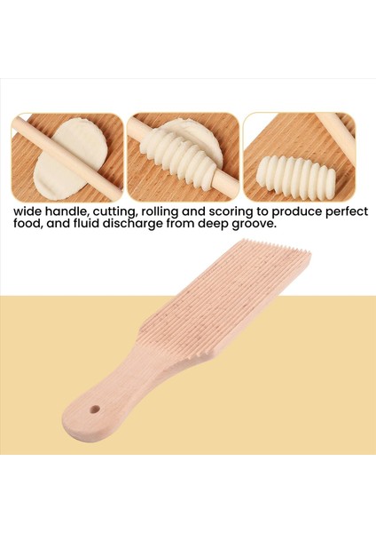 Erişte Ahşap Tereyağı Masa ve Popsicles Kolayca Ev Yapımı Makarna ve Yapışmaz Tereyağı Makarna Tahtası Gnocchi Rulo (Yurt Dışından) fiyatları