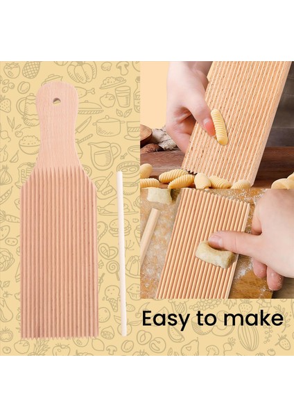 Erişte Ahşap Tereyağı Masa ve Popsicles Kolayca Ev Yapımı Makarna ve Yapışmaz Tereyağı Makarna Tahtası Gnocchi Rulo (Yurt Dışından) modelleri