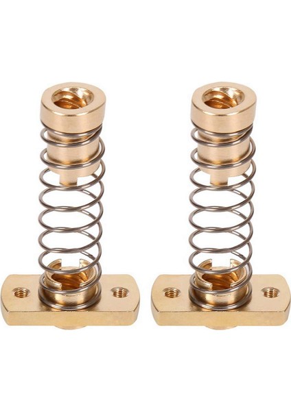 4 Set CR10 Z Eksen T8 Anti Backlash Yay Yüklü Somun Eliminasyon Uzay Pirinç Fındık Yükseltme Ender 3s Ender 3 Pro (Yurt Dışından) modelleri