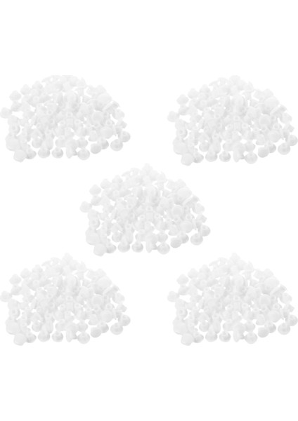 500 Adet Ev Mobilya Dekor 5 mm Beyaz Plastik Delik Delme Kapağı (Yurt Dışından)