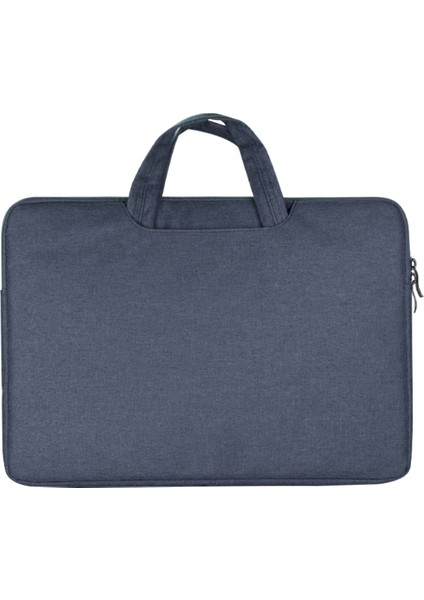 14/15 Inç Dizüstü Bilgisayar Çantası Suya Dalı Oxford Kumaş Darbeye Dalı Taşıma Çantası Bilgisayar Kılıfı - Lacivert (Yurt Dışından)