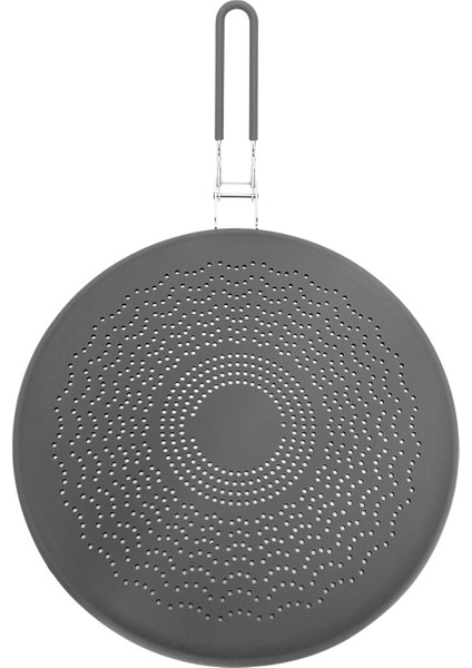 Silikon Sıçrama Ekranı Katlanır Saplı Gres Sıçraması Sıçrama Korumaları ve Kızartma Tavası 13 Inç Gri (Yurt Dışından)