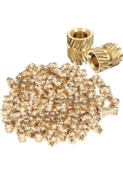 120PCS M3X5 7-Od4 6 Iplik Tutuklu Pirinç Dişli Isı Seti Isı Dayanıklı Ekleme Somunu 3D Yazıcı Için (Yurt Dışından)