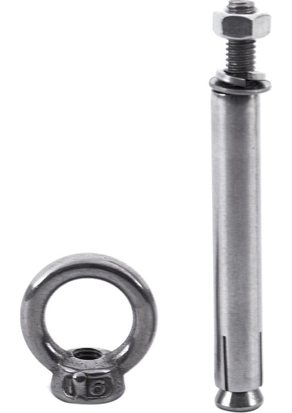 6pcs Paslanmaz Çelik Çiğ Stil Kalkanı Çapa Göz Cıvataları M6 x 82MM Gümüş (Yurt Dışından) modelleri