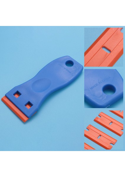 3pcs Plastik Tıraş Bıçağı Sıyrıcılar ve 100 Adet 1 5 Inç Çift Kenar Plastik Jilet Bıçakları Otomatik Pencere Tonu Vinil Alet Için (Yurt Dışından) indirimleri