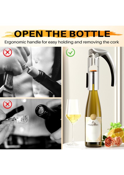 Şişe Açıcı Köpüklü Şarap Şarap Şişesi Açıcı Şarap Cork Çekme (Yurt Dışından) indirimleri
