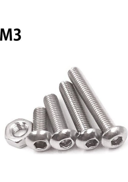 1 Set Düğmesi Baş Hex Soket Baş Kapak Cıvataları Somunlu Vidalar ve 1 Set Düz Yıkayıcı ve Kilit Yıkayıcı Çiftlik Seti (Yurt Dışından) fırsatları